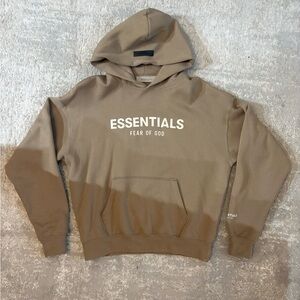 Fear of God Essentials Tan Hoodie